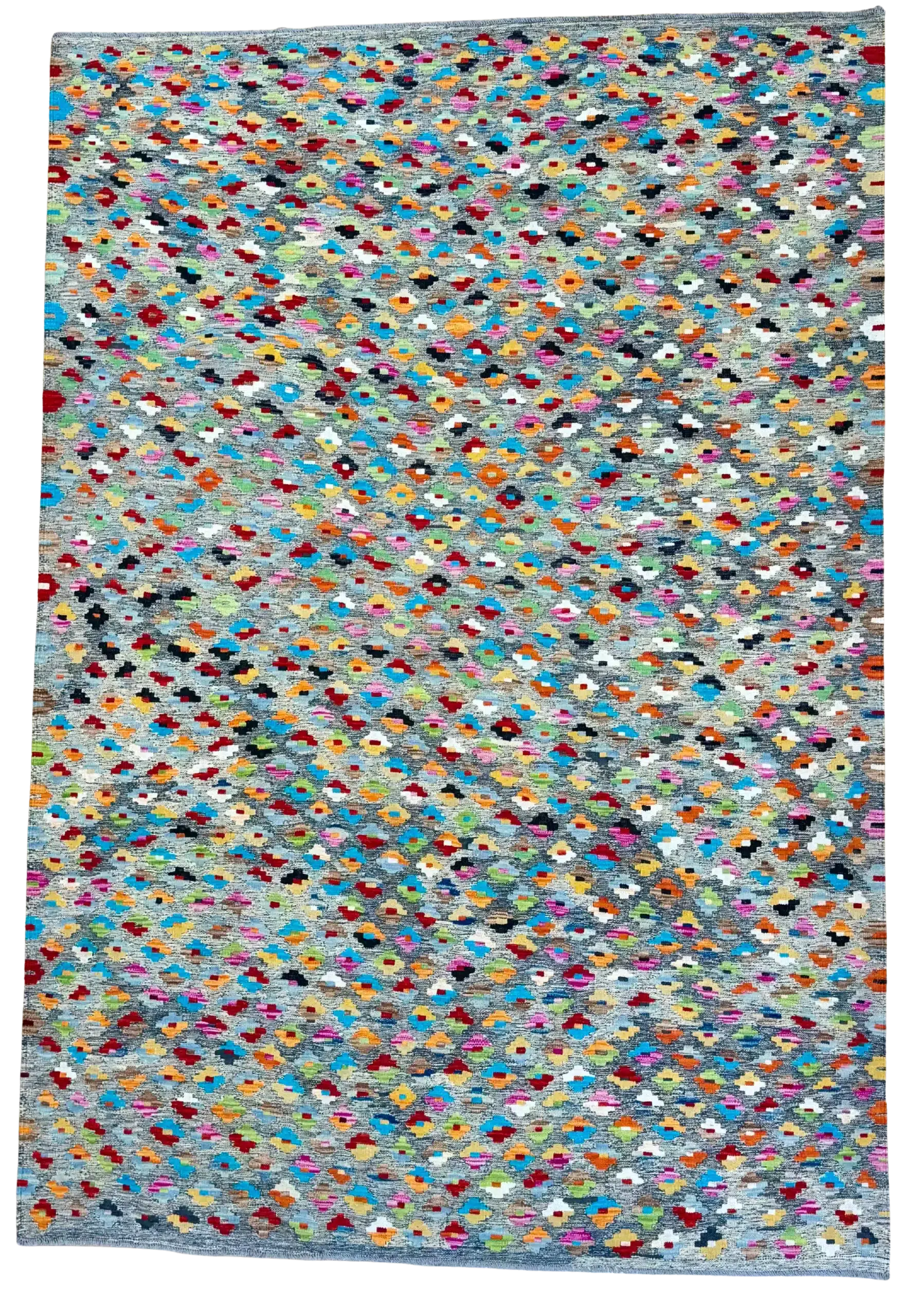 kilim moderne fond noir