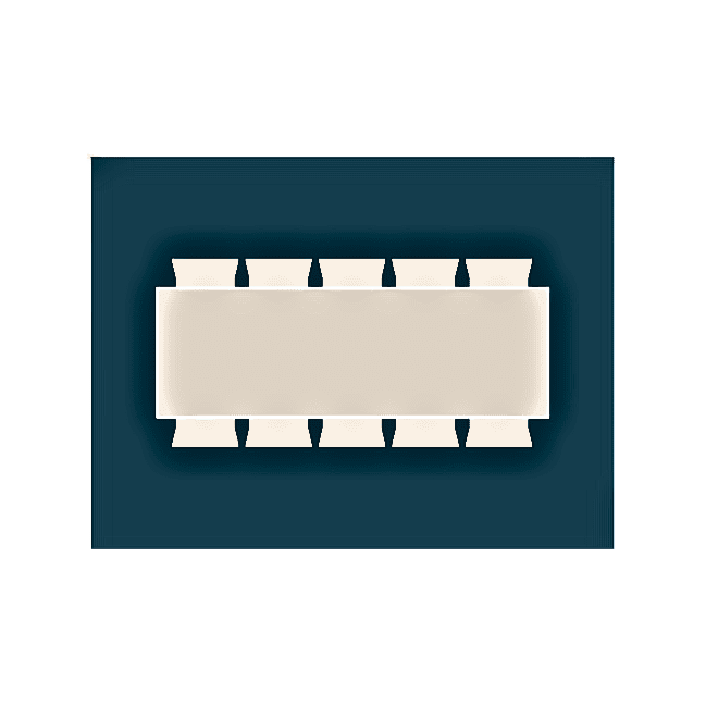 Guide taille tapis salle à manger — placement table Galerie Simon