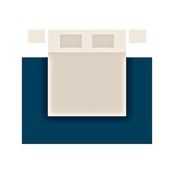 Guide taille tapis chambre — placement lit Galerie Simon Biarritz