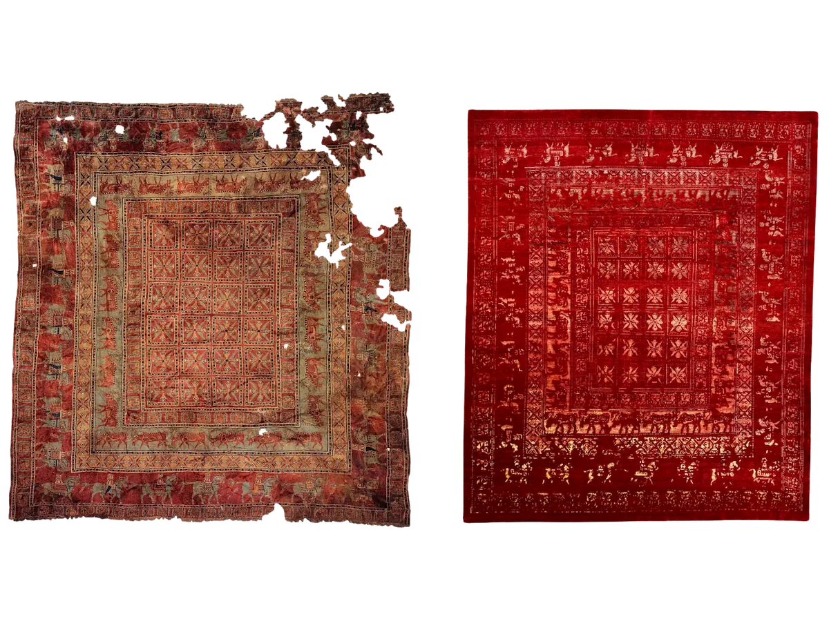 Le plus vieux tapis du monde – Tapis de Pazyryk le plus vieux tapis du monde